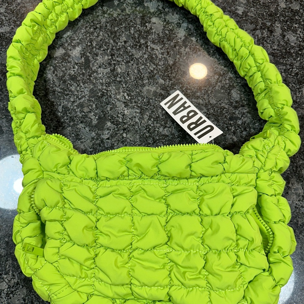Urban Outfitters Lime Green Quilted Women's Bag